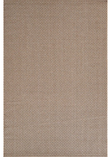 Sisaluna 4442 Bej Jüt Tabanlı Modern Dokuma Kilim Sisal Hasır Halı