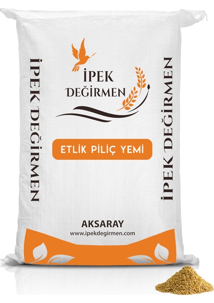 Ipek Değirmen Vitaminli Hızlı Büyüten Etlik Piliç Yemi 3 kg