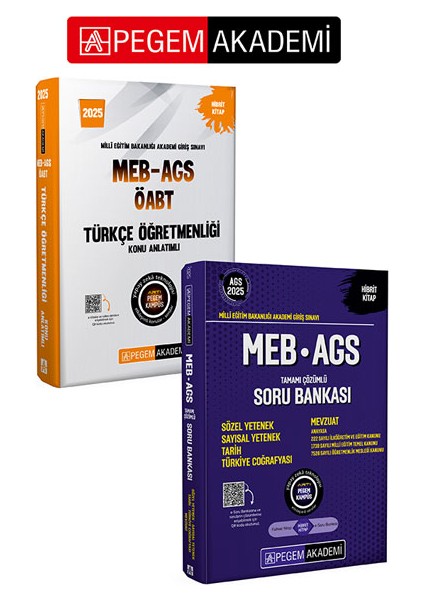 2025 Meb-Ags-Öabt Türkçe Öğretmenliği Konu Anlatımlı / 2025 Meb-Ags Soru Bankası