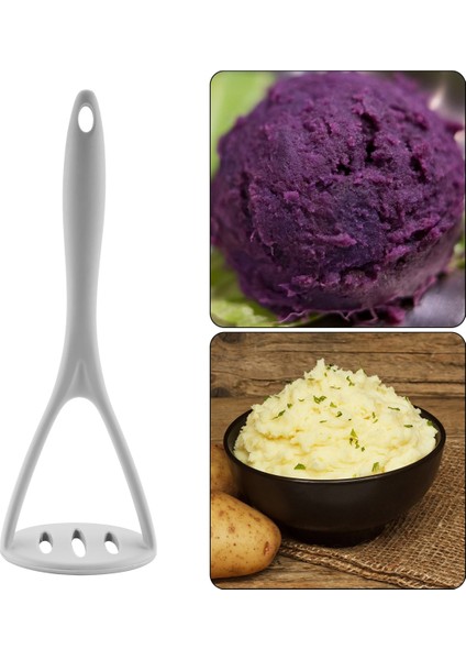 Yeni Silikon Patates Basıncı Çamur Patates Püresi Preslenmiş Ezici Tatlı Meyve Aile Otel Restoran Kullanımı Gri (Yurt Dışından) indirimleri