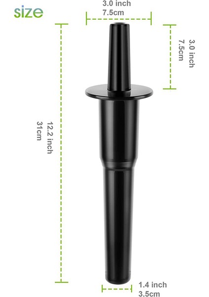 2x Sabotaj Aracı Blender Yedek Parçalar Vitamix 64 Ons Aksesuarları Hızlandırıcı Için Uyumlu Klasik Sabotaj Pistonu (Yurt Dışından)