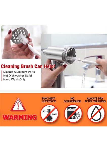Kitchenaid Stand Mikserleri Için Metal Gıda Öğütücü Aparatı, Et Kıyma Aparatı Mutfak Aletleri (Yurt Dışından) fiyatları