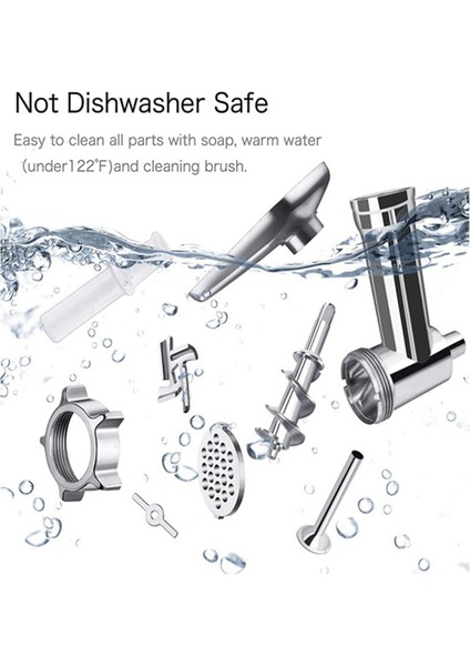 Kitchenaid Stand Mikserleri Için Metal Gıda Öğütücü Aparatı, Et Kıyma Aparatı Mutfak Aletleri (Yurt Dışından) indirimleri
