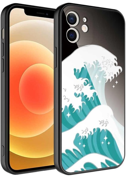 iPhone 11 Kılıf Kamera Korumalı Desenli Sert Silikon Epoksi Kapak