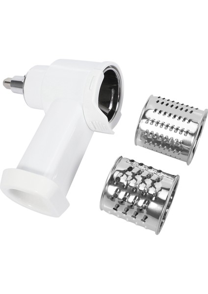 2x Sebze Dilimleyici/parçalayıcı/peynir Rende Kitchenaid Için Tezgah Mikseri Eki Dilimleme Parçalama Aksesuarları (Yurt Dışından)