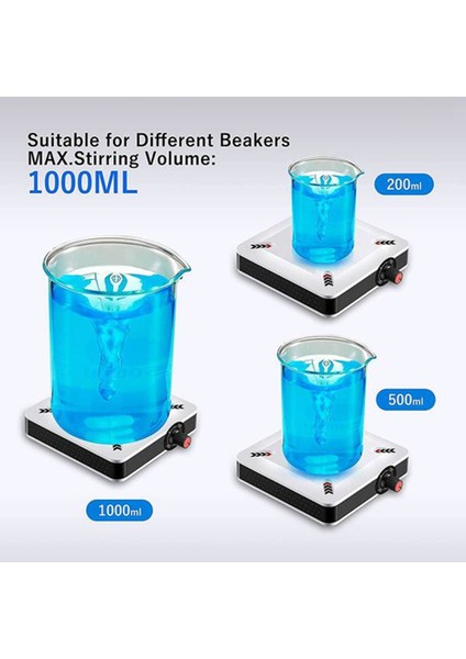 Manyetik Karıştırıcı 6.5 Inç Karıştırma Plakası 2500 Rpm Hız Karıştırıcı Makinesi Laboratuvar Sıvı Karıştırma Için Karıştırma ile Ab Tak (Yurt Dışından) indirimleri