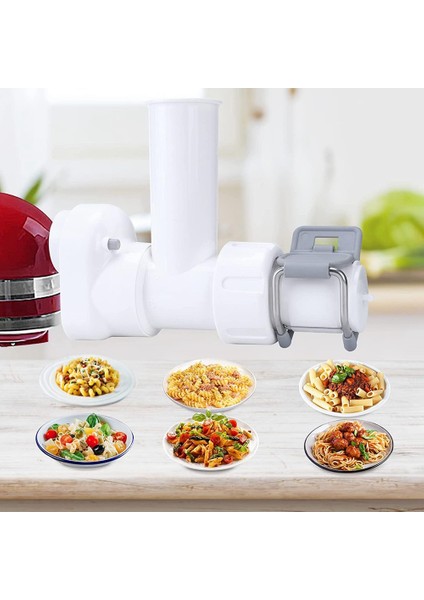 Kitchenaid Stand Mikser Için Mikser Aksesuarları 6 Farklı Şekilde Makarna Çıkışı Dayanıklı Makarna Ataşmanı (Yurt Dışından) fırsatları