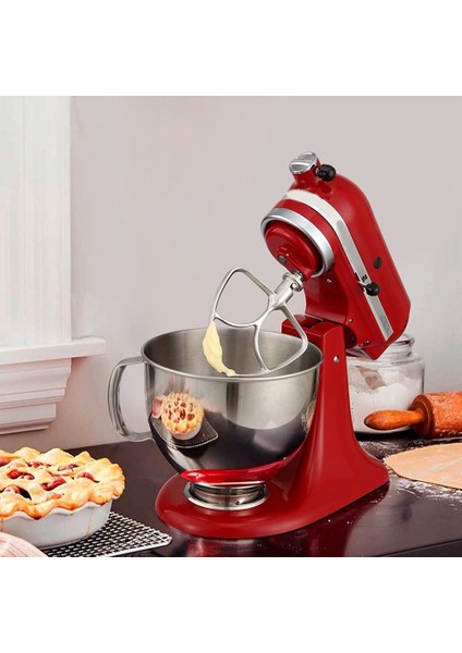 Kitchenaid 4,5-5 Quart Stand Mikser Için Paslanmaz Çelik Düz Karıştırıcı Aparatı, Devirme Başlıklı, Bulaşık Makinesinde Yıkanabilir (Yurt Dışından) indirimleri