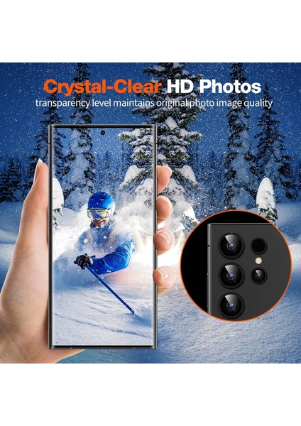 Galaxy S25 Ultra Kamera Lens Koruyucu modelleri