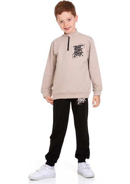 Dont Look Baskılı Fermuarlı Takım 54403 fırsatları