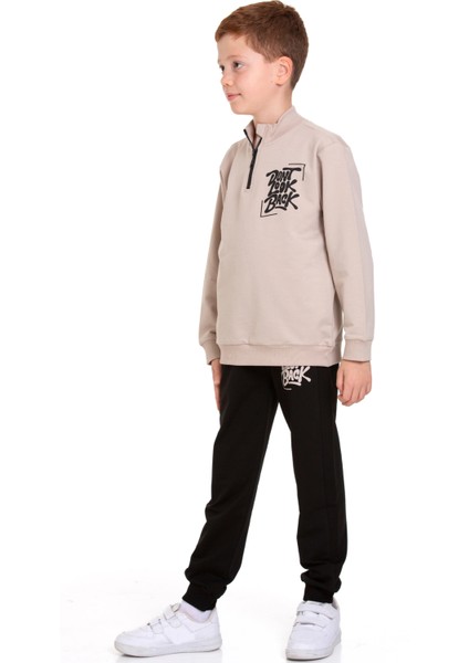 Dont Look Baskılı Fermuarlı Takım 54403 modelleri