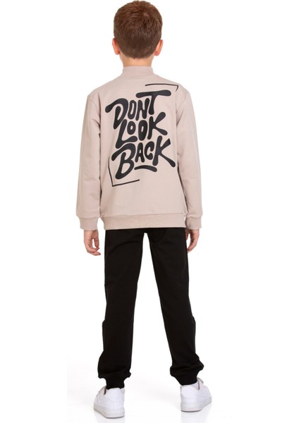 Dont Look Baskılı Fermuarlı Takım 54403 indirimleri