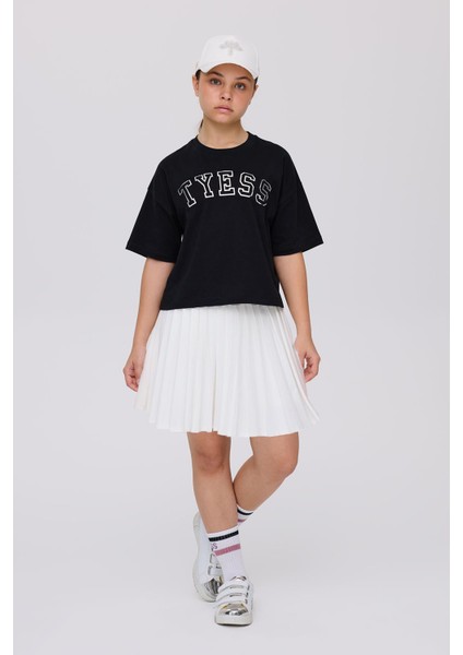 Bg Store Kız Çocuk Siyah Tshirt
