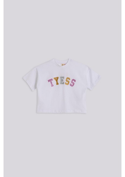 Bg Store Kız Çocuk Beyaz Tshirt