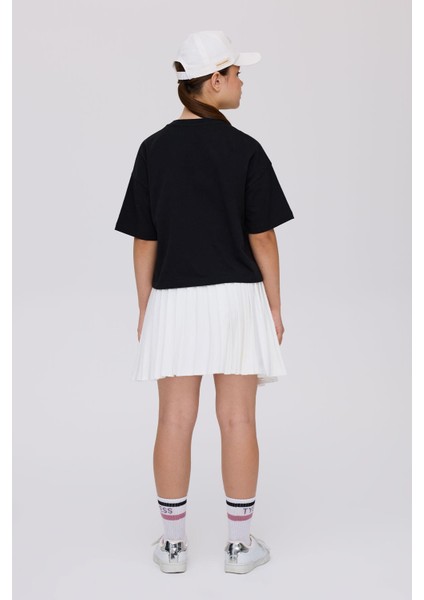 Bg Store Kız Çocuk Siyah Tshirt