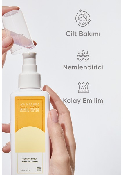 Organik Güneş Sonrası Kremi Aloe Vera Özlü 125 ML fiyatları