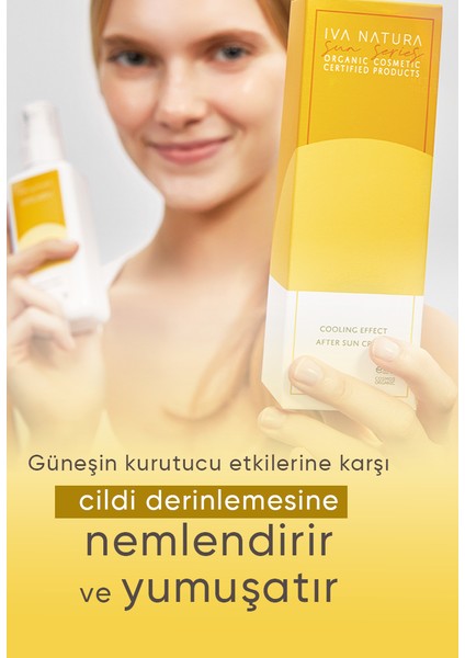 Organik Güneş Sonrası Kremi Aloe Vera Özlü 125 ML modelleri