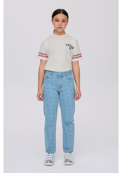 Bg Store Kız Çocuk Denim Pantolon