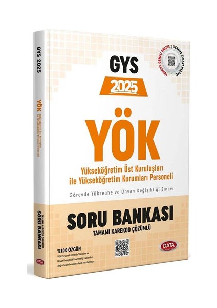 2025 GYS YÖK Yükseköğretim Kurumları Personeli Soru Bankası Çözümlü Görevde Yükselme