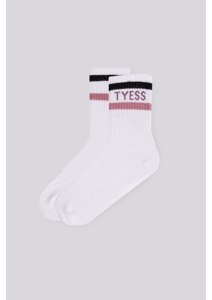 Bg Store Kız Çocuk Beyaz Çorap