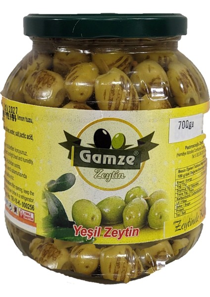 İri Izgara Yeşil Zeytin 120-140 700 gr