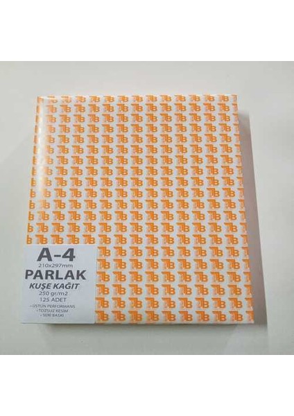 A-4 Parlak Kuşe 250 gr 125 Li