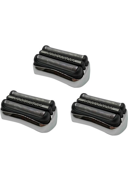 3x Yedek Elektrikli Tıraş Makinesi Başlığı Braun 21S 3 Serisi 300S 301S 310S 320S 330S 340S 360S 380S 3000S 3010S (Yurt Dışından)