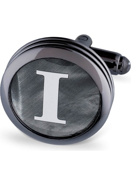 I Harfli Yuvarlak Tekli Kol Düğmesi