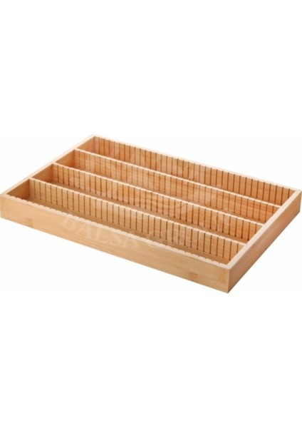 Bambu Dikdörtgen Çok Amaçlı Sunumluk 37,5x25x4 Cm