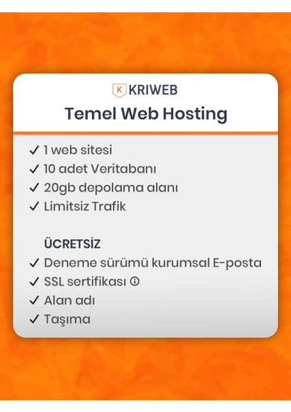 Temel Web Hosting