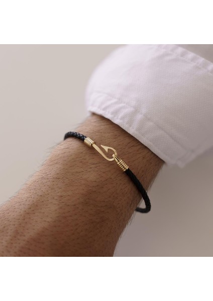 Kauçuklu Olta Altın Bileklik