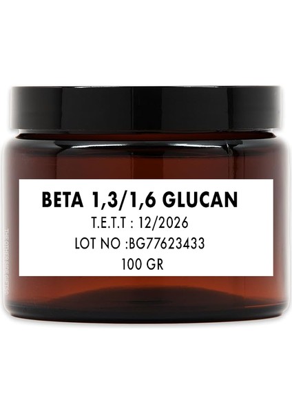 Beta 1,3/1,6 Glucan Saf Hammadde 100 gr