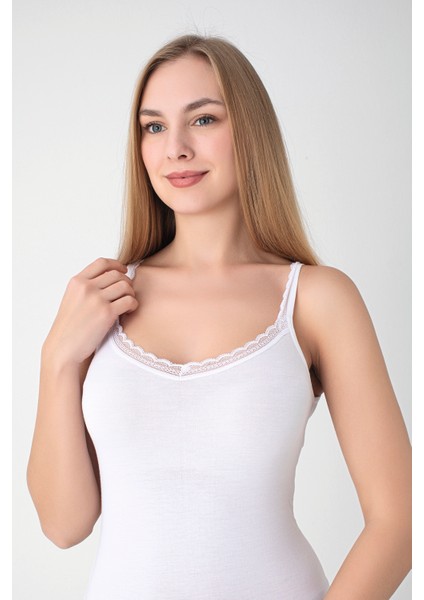 Bambu Askılı Dantelli Atlet 3'lü Paket fiyatları