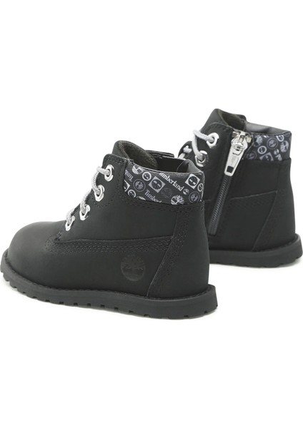 Mid Lace Up With Zip Çocuk Bot - TB0A2N2R