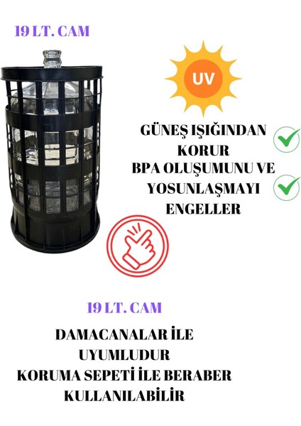 19 Lt Cam Damacan Uyumlu Ahşap Damacana Sebil Kılıf Kutu Örtü Saklama Kutusu fırsatları