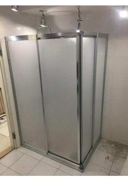 Teknesiz Duşakabin Mika Plastik Camlı ND409