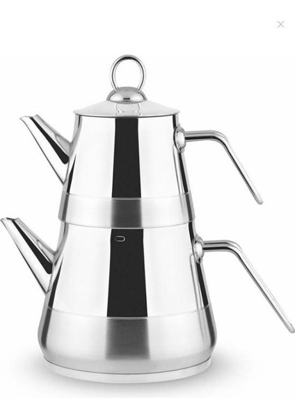 Piramit Megaboy Çelik Çaydanlık N:10 Metal KULP-3070