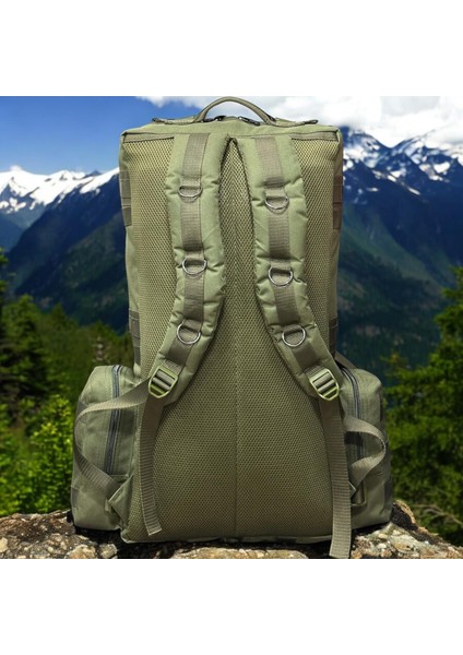 75+5 Lt Su Geçirmez Destekli Outdoor Trekking Spor Dağcı Sırt Çantası