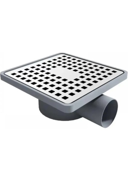 Adnoss Bg Bagno Yer Süzgeci 10X10 Yandan Metal Çerçeve 50'lik 706110150
