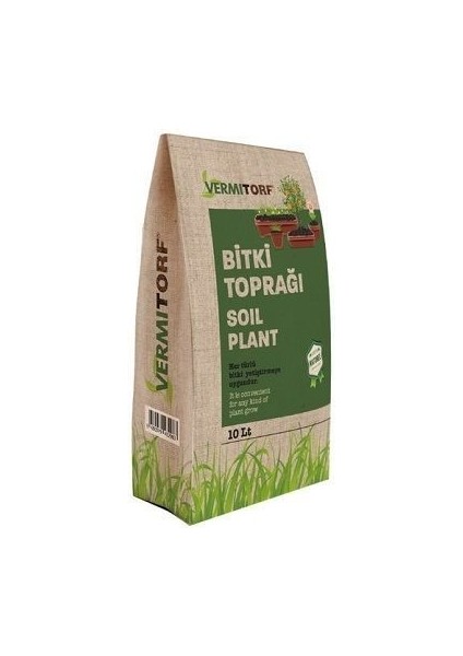 Organik Gübreli Bitki Toprağı 10 Litre