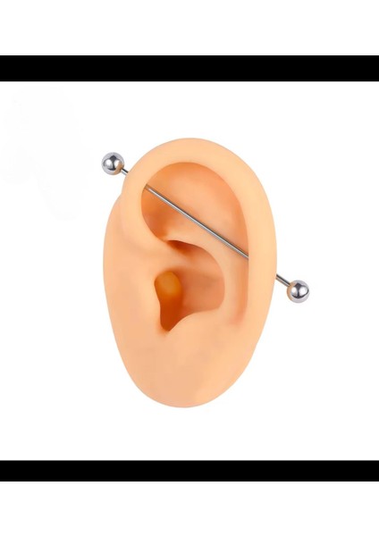 G23 Titanium ( Titanyum ) Klasik Basıc İndustrial Köprü Piercingi