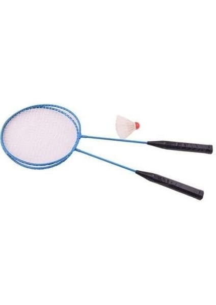 Badminton Raketi 2'li Set + 2 Top
