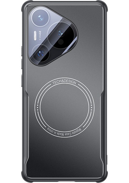 Huawei Pura 70 Tpu Çerçeve Metal Arka Panel Telefon Kapağı Dahili Cam Lens Filmi (Yurt Dışından)