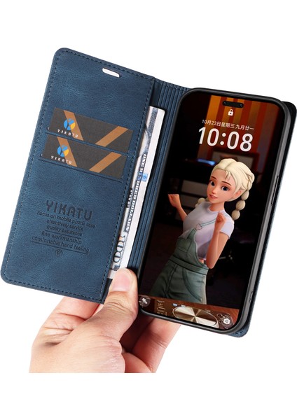 Honor Magic7 Pro 5g Deri Kapak Cilt-Dokunmatik Cüzdan Telefon Kılıfı (Yurt Dışından)