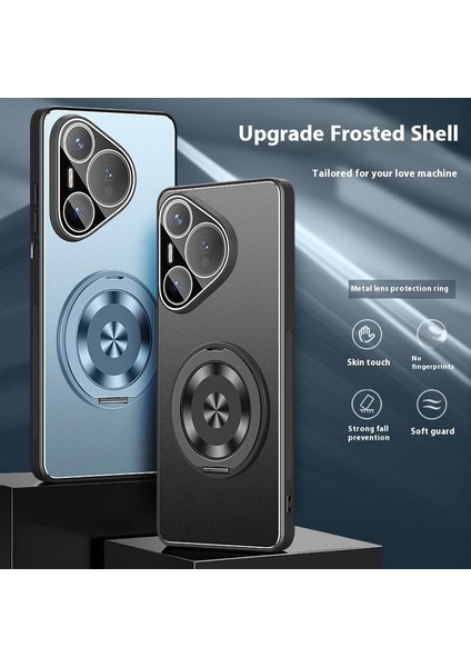 Huawei Pura 70 Pc + Tpu Mat Kickstand Lens Filmli Arka Telefon Kapağı (Yurt Dışından) fiyatları