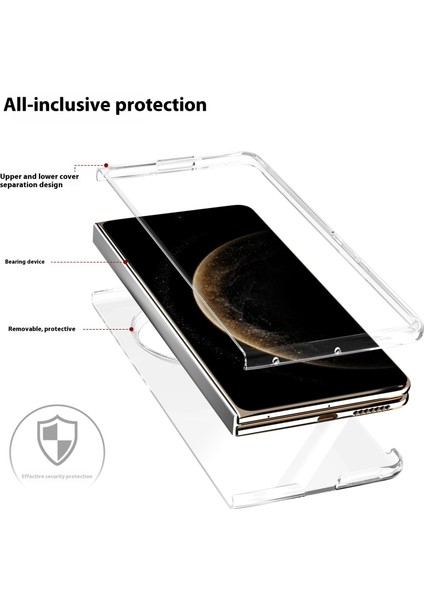 Huawei Mate X6 Şeffaf Kılıf Düşmeyi Önleyici Sert Pc Telefon Kapağı (Yurt Dışından) fiyatları