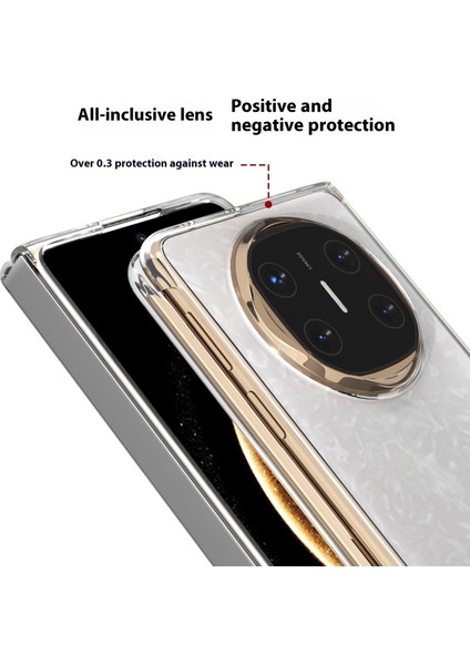 Huawei Mate X6 Şeffaf Kılıf Düşmeyi Önleyici Sert Pc Telefon Kapağı (Yurt Dışından) modelleri