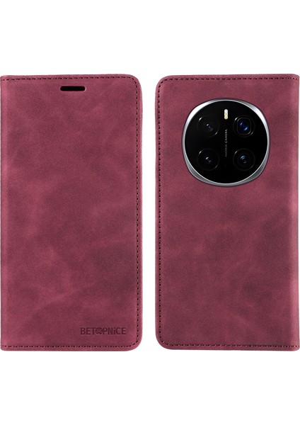 Honor Magic7 Pro 5g Standlı Cüzdan Deri Telefon Kılıfı (Yurt Dışından)