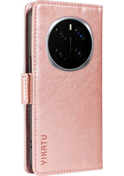 Honor Magic7 Pro 5g Litchi Doku Pu Deri Cüzdan Telefon Kapağı (Yurt Dışından)