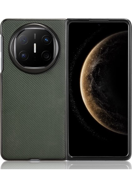 Huawei Mate X6 Karbon Fiber Doku Darbeye Dayanıklı Pu + Pc Telefon Kapağı (Yurt Dışından) fırsatları